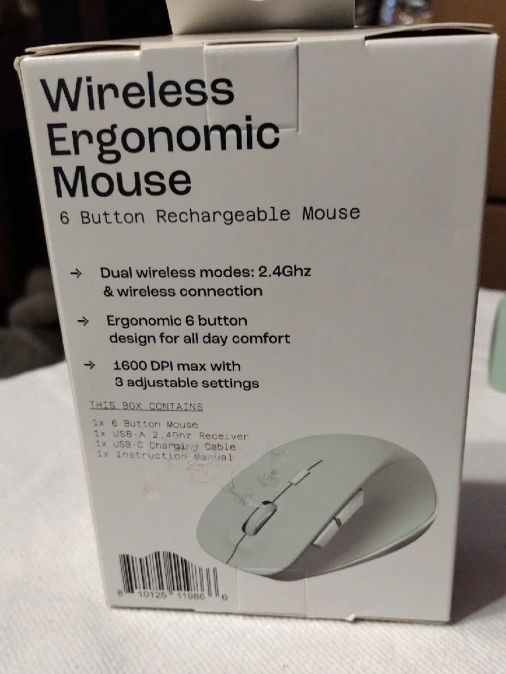 Wireless Ergonomic Mouse -